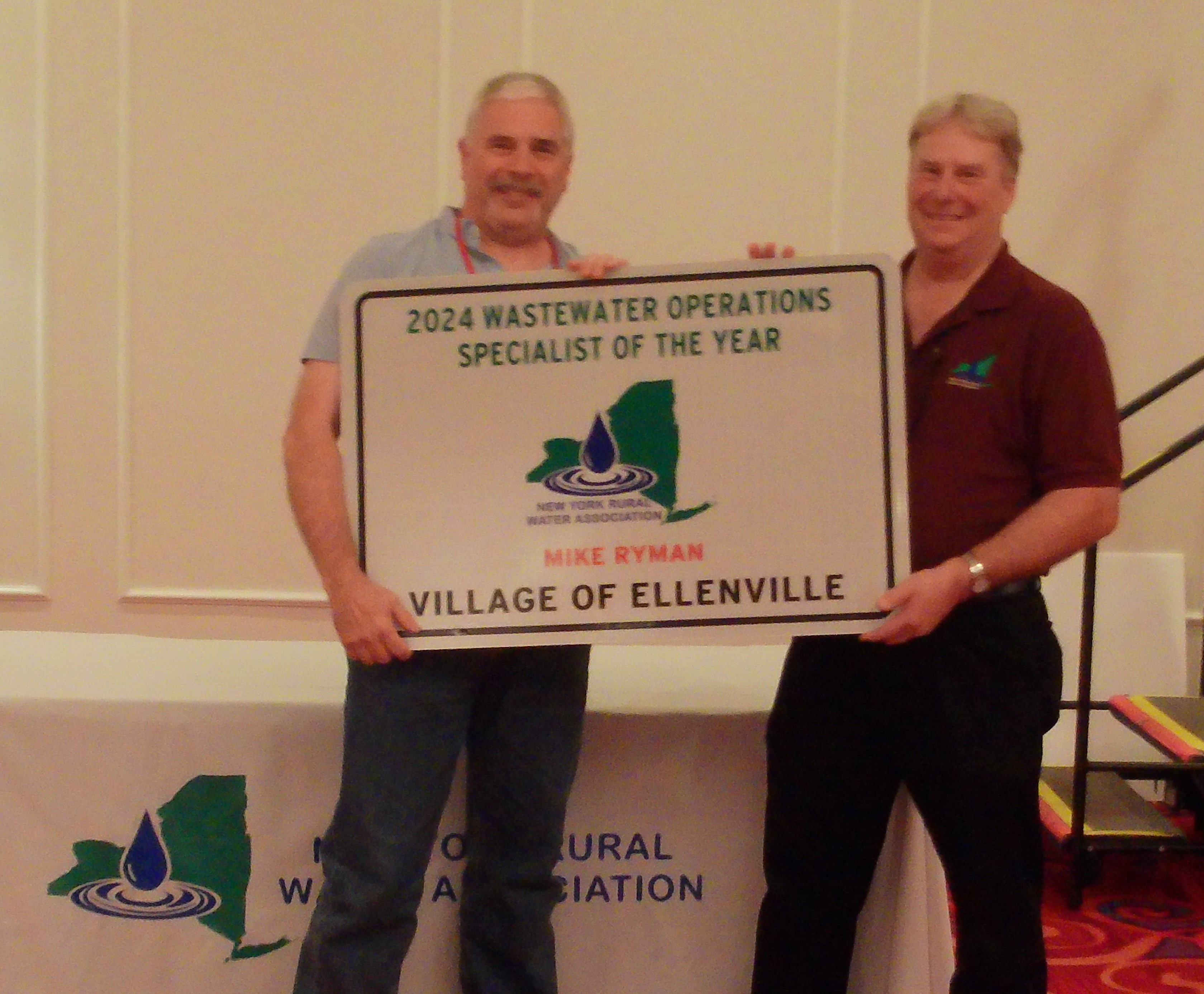 2024 NYRWA Wastewater Operations Specialist of the Year - Mike Ryman - Village of Ellenville.JPG